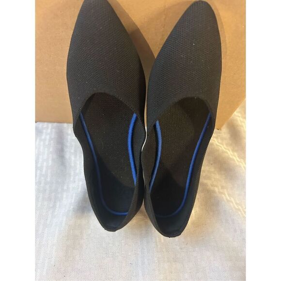 Black pointy flats size 7 black washable - Picture 2 of 6